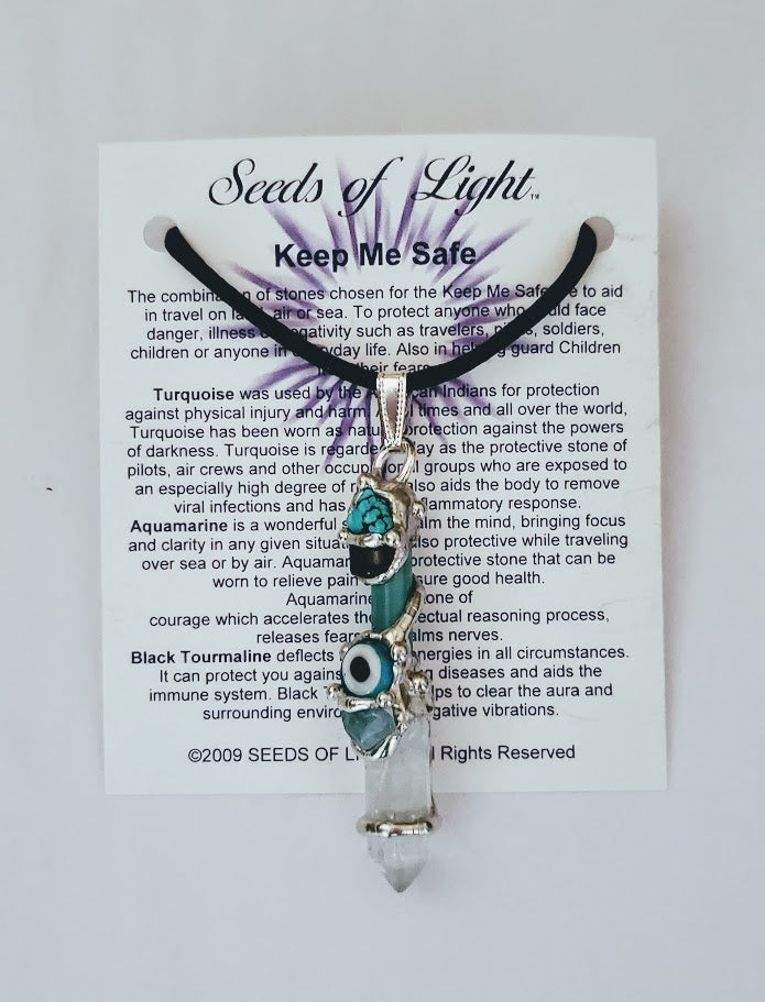 Safe Evil Eye Baby Wand Pendant