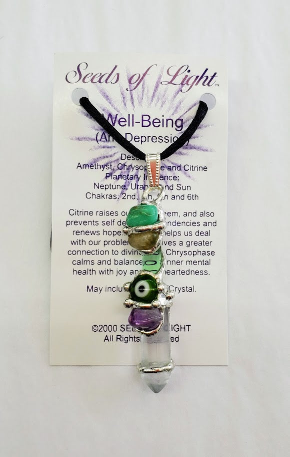 WellBeing Evil Eye Wand Pendant