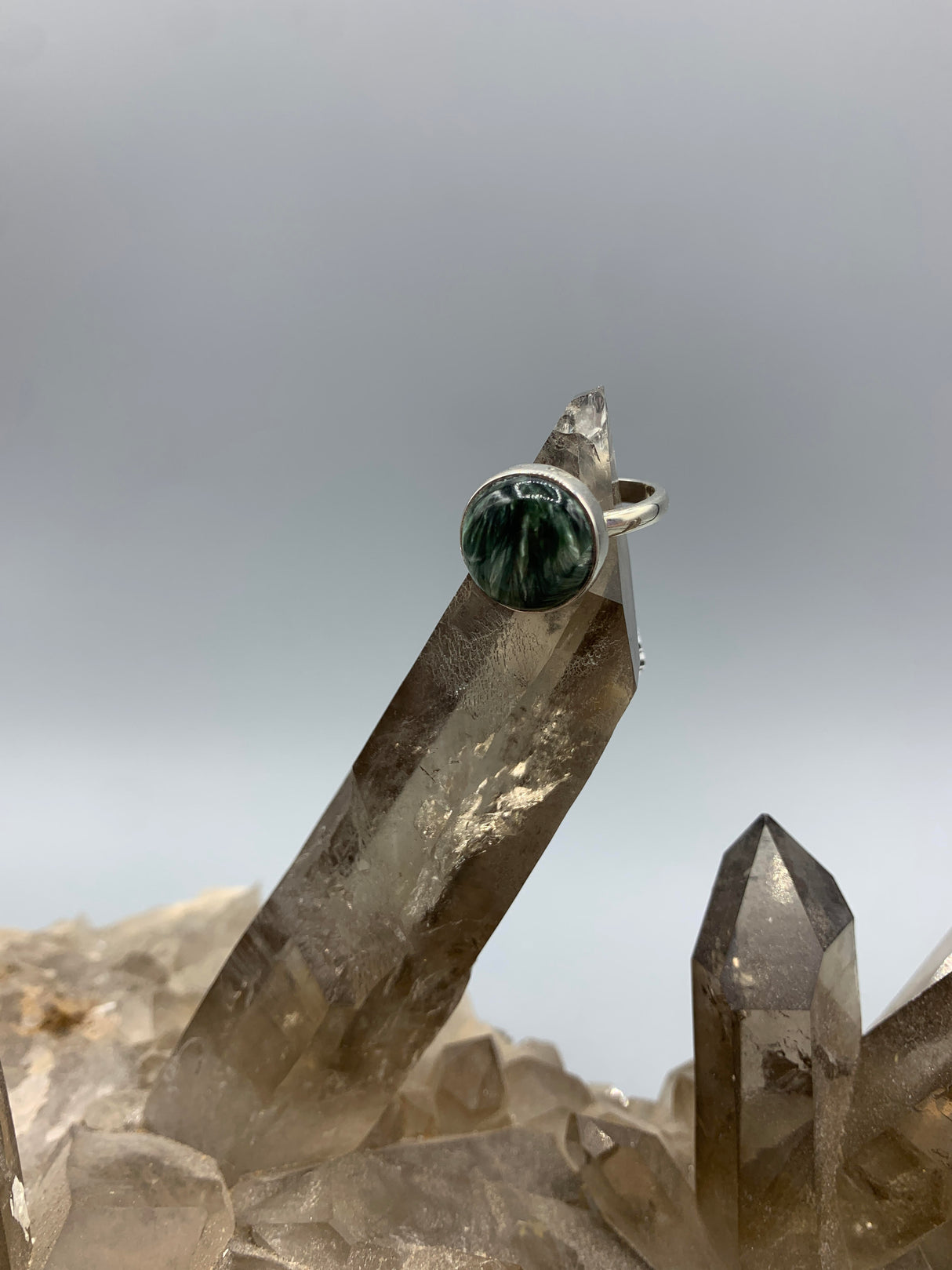 Seraphinite Ring (silver)6