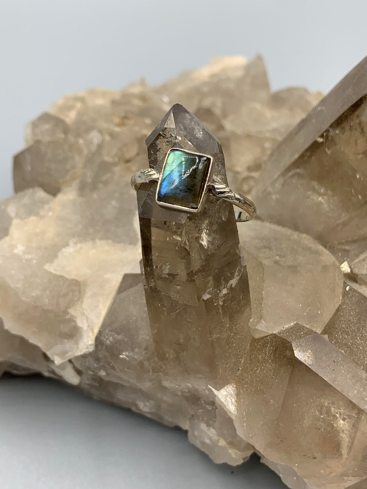 Sterling Silver Labradorite Ring 9