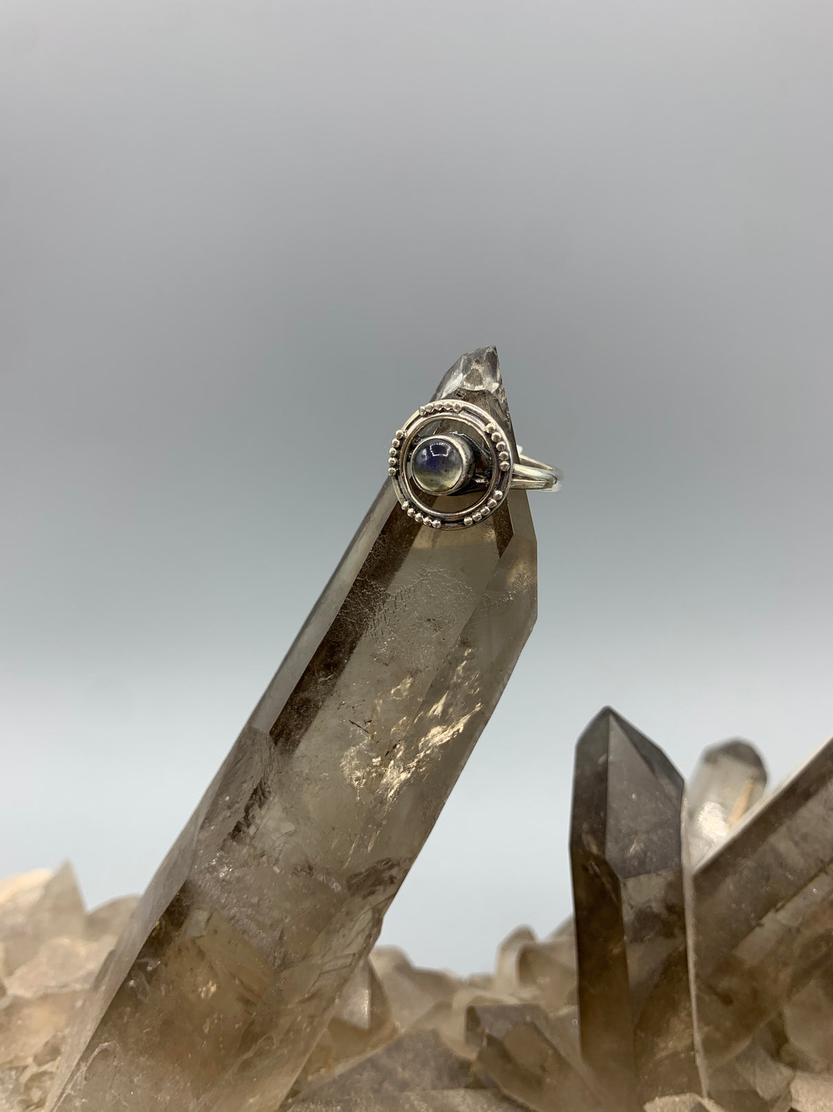 Sterling Sil Labradorite Ring 6