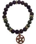 Amethyst Hematite Pentagram