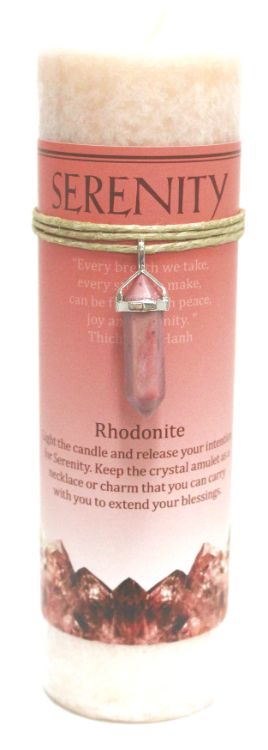 Serenity Pillar w/Rhodonite