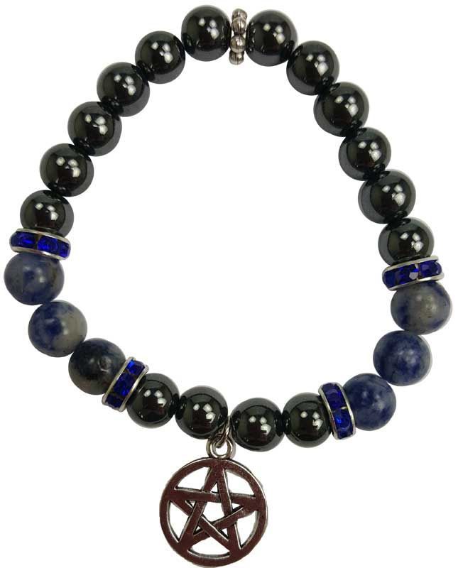 Hematite / Sodalite Pentgram