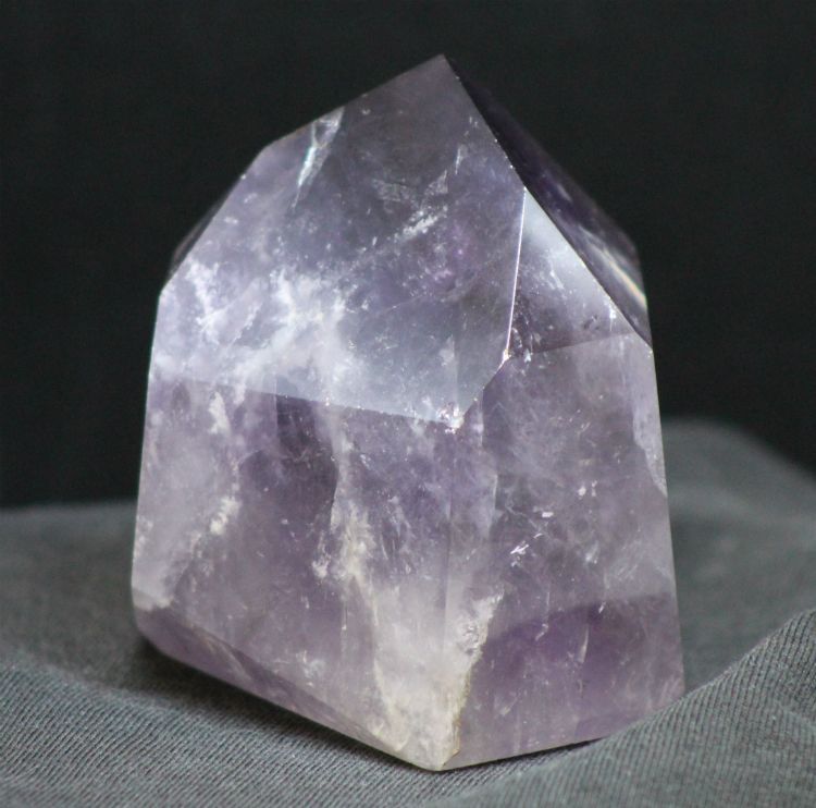 Smoky Amethyst Point Polished M