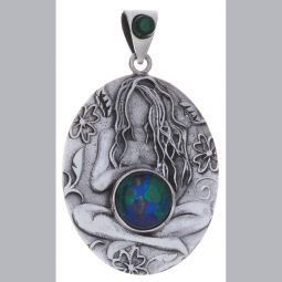 Earth Love Gaia Pendant w/ Azur