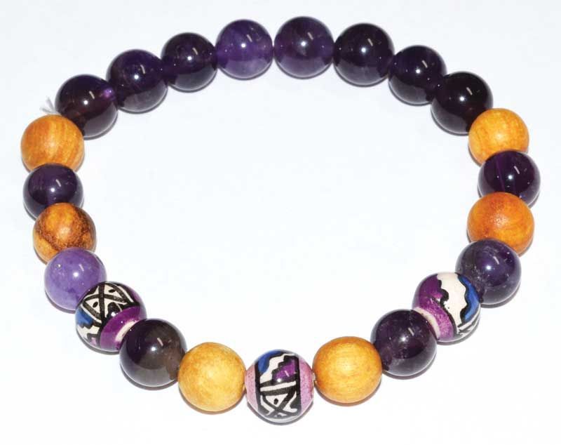 Palo Santo Amethyst Bracelet