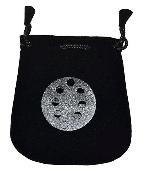 Moon Phases Velvet Bag