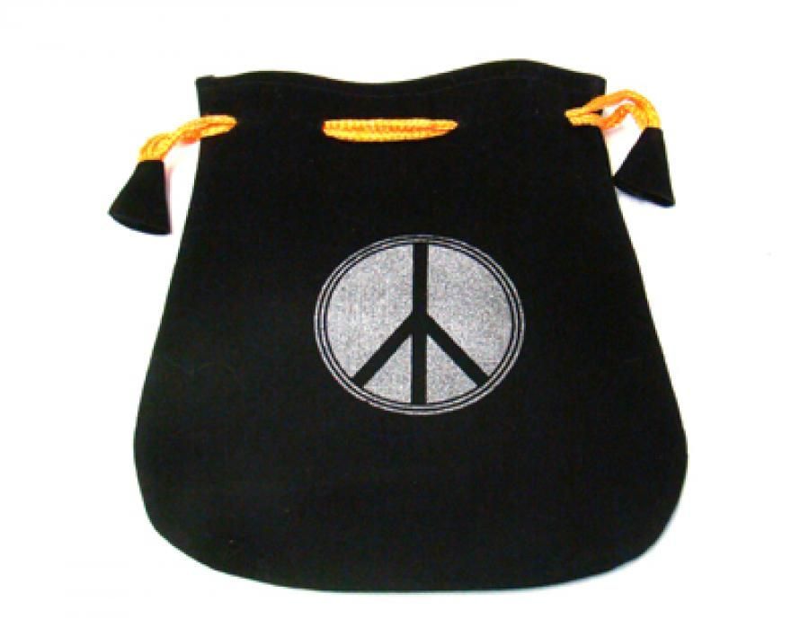 Peace Velvet Bag