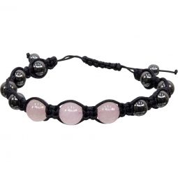 Rose Quartz Hematite Bracelet