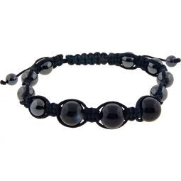 Bk Tourmaline Hematite Bracelet