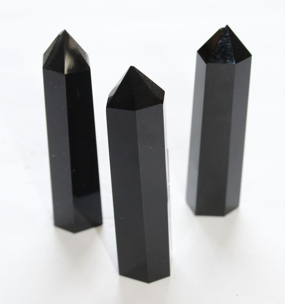 Black Obsidian Flat Point