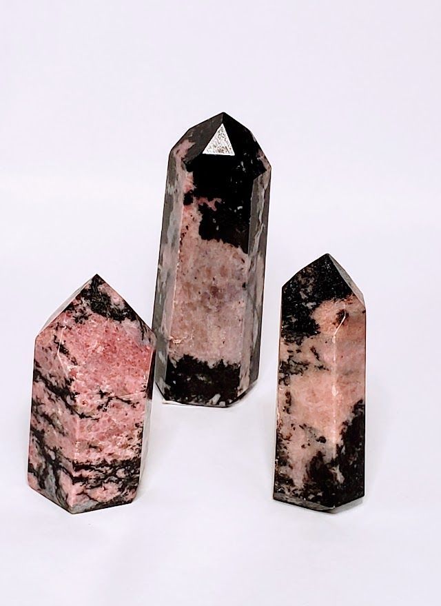 Rhodonite Points Medium