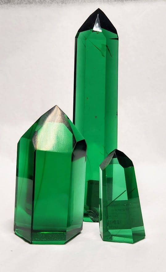 Green Obsidian Points Medium