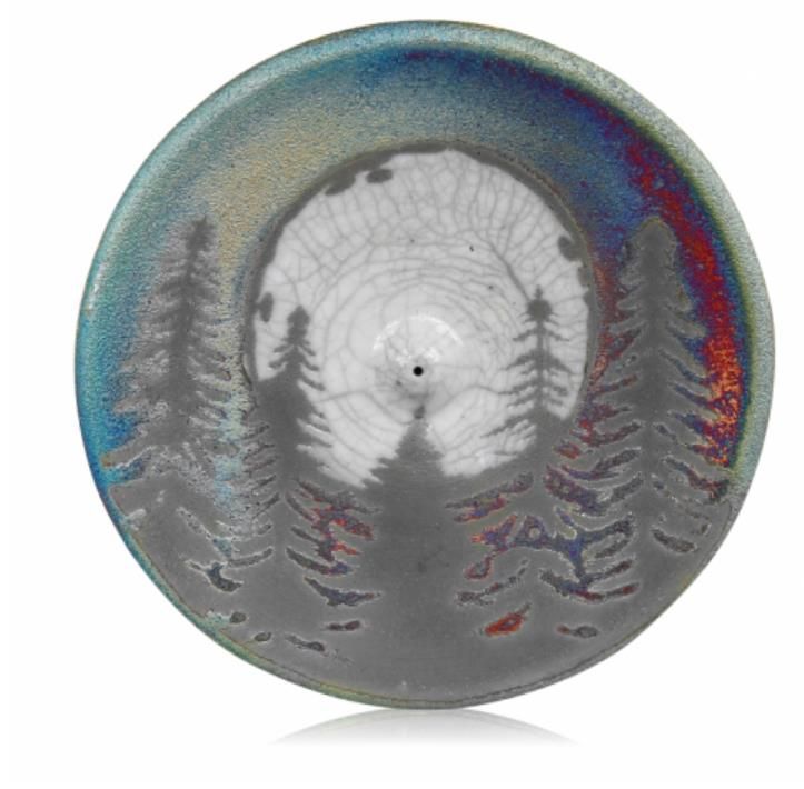 Raku Burner-Japanese Fir Trees