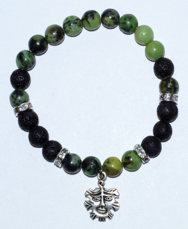 Chrysoprase/Lava Green Man