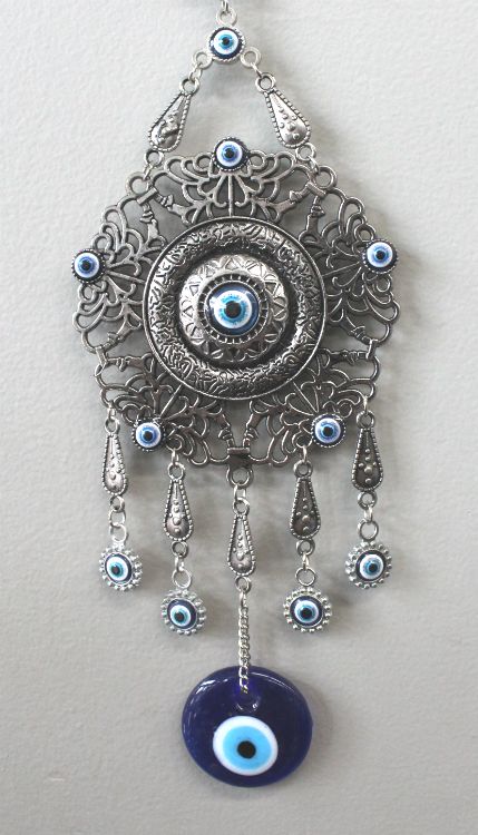 Flower Evil Eye Wall Hanging