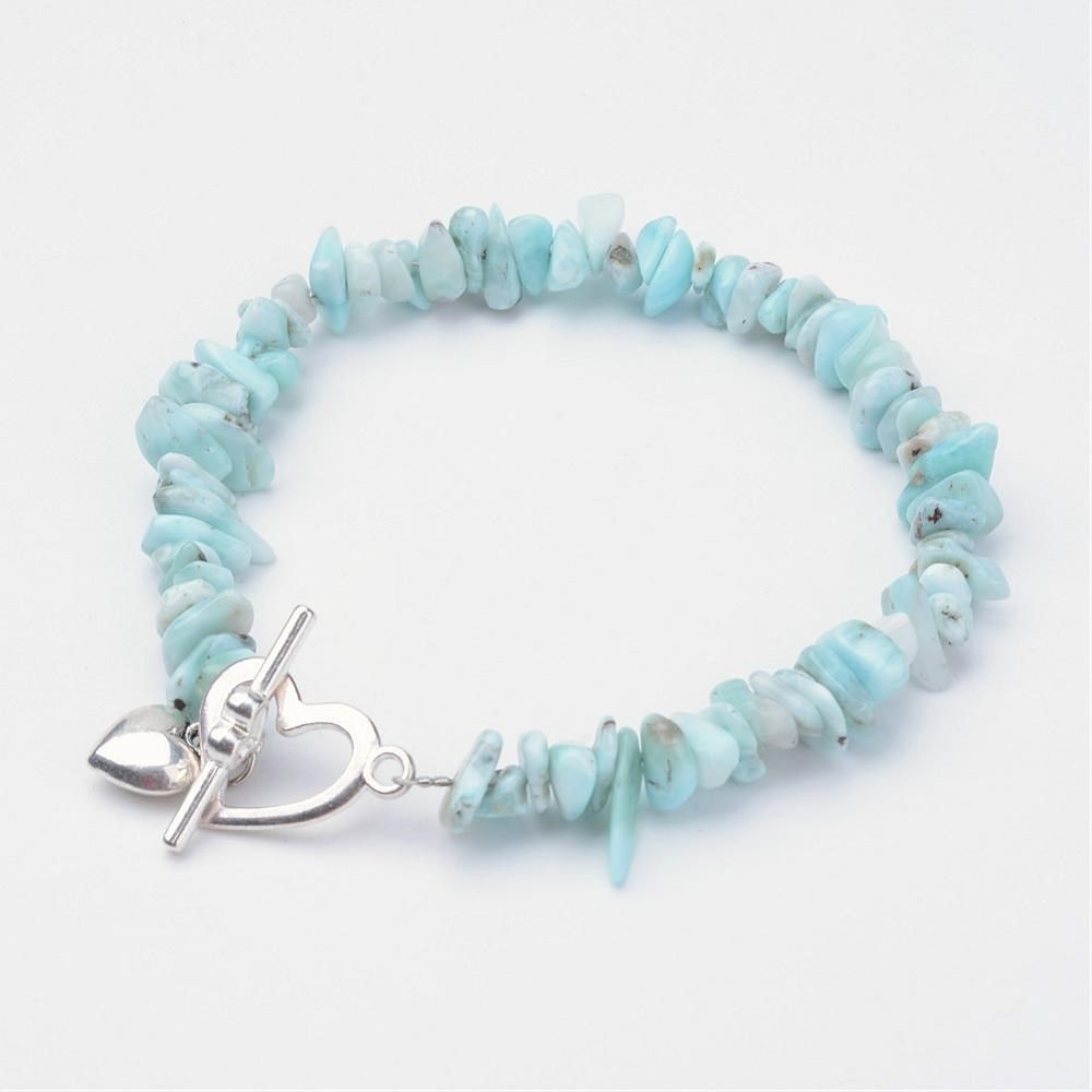 Larimar Chip Bracelet