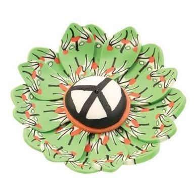 Round Peace Sign Fimo Burner