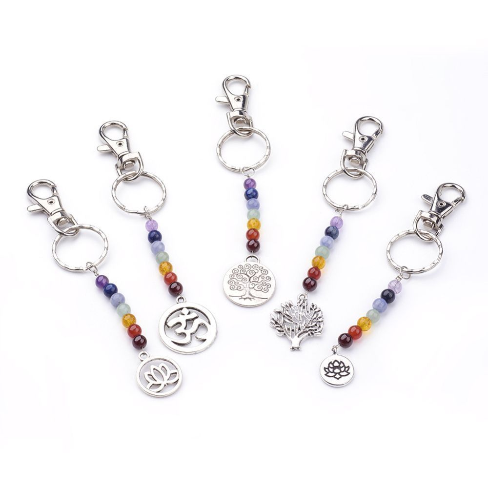 Chakra Open Lotus Keychain