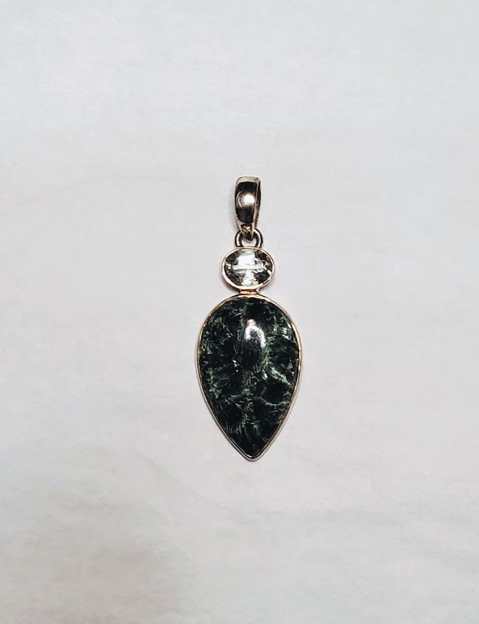 Sterling Seraphinite Pendant