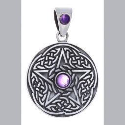 Pentacle Pendant Solid Celtic w