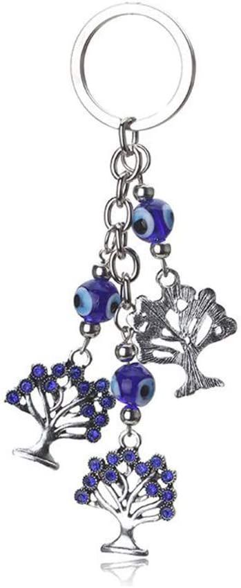 Triple TOL Evil Eye Keychain