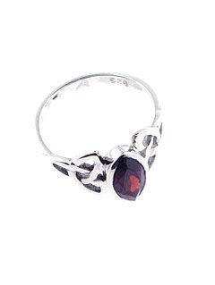 Trinity Garnet Ring 7