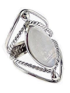 Framed Moonstone Ring 9