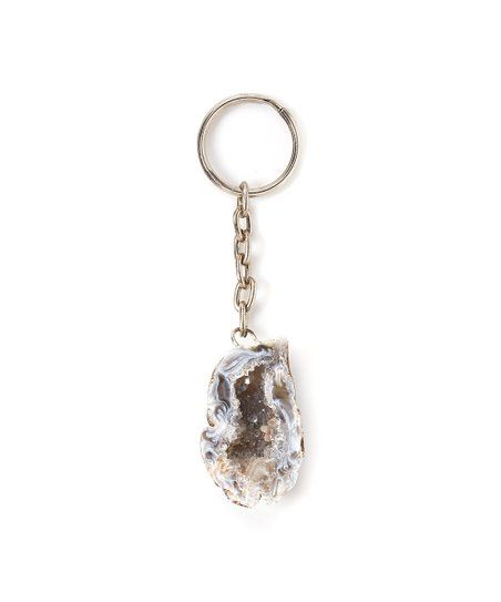 Agate Geode Keychain