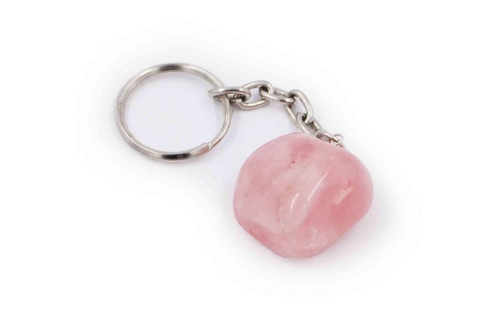 Rose Quartz Keychain