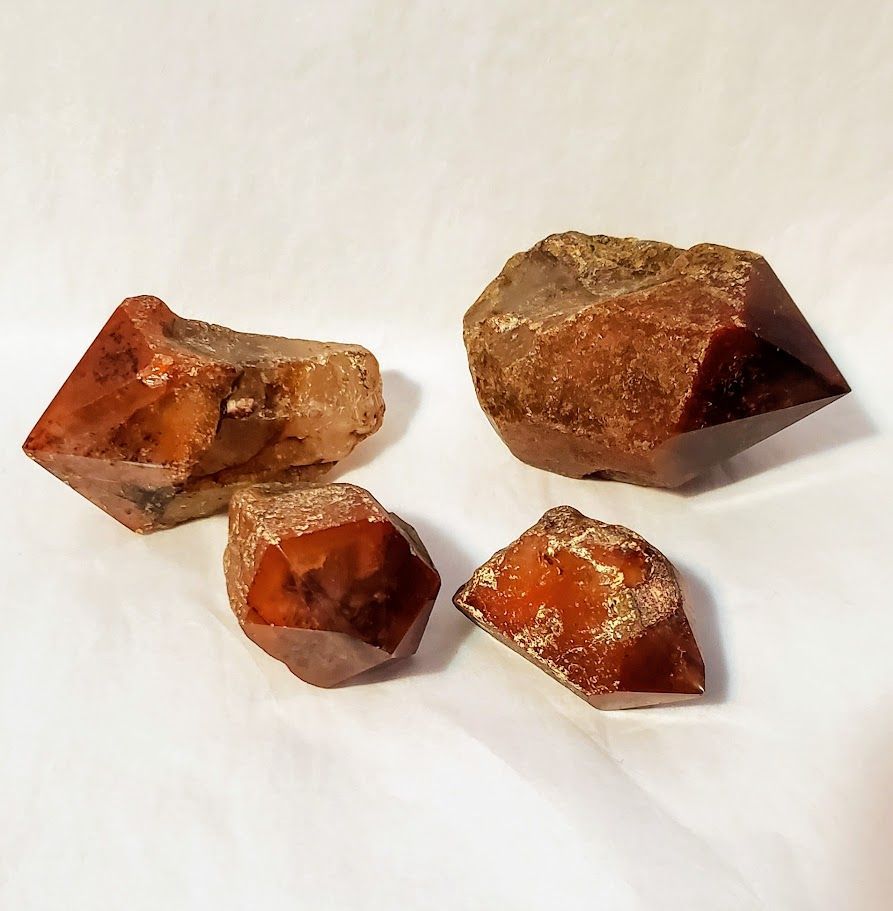 Red Lemurian w/Cacoxenite lg