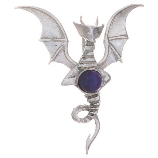 Flying 1 Stone Dragon Pendant