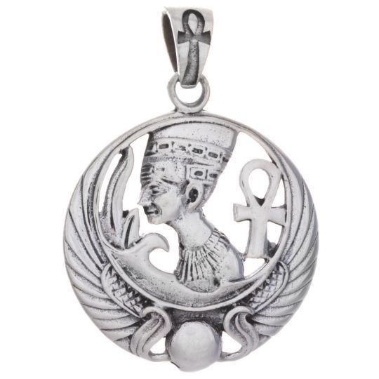 Sterling Silver Nefertiti Pend.