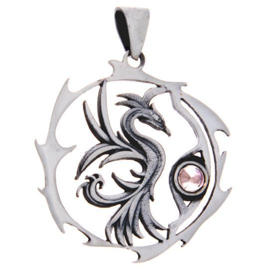 Sterling Phoenix Pendant