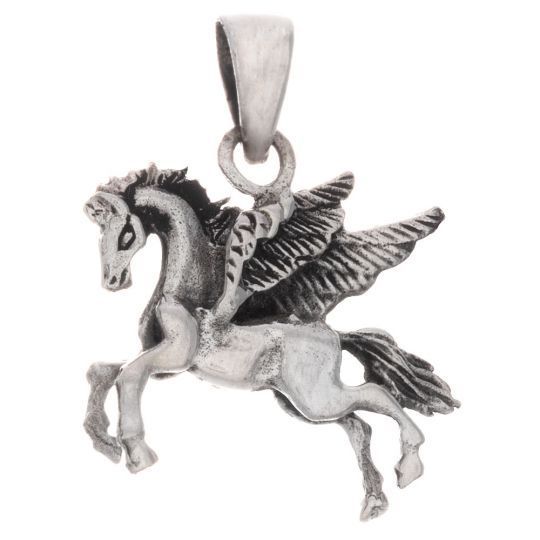 Sterling Silver Pegasus Pendant