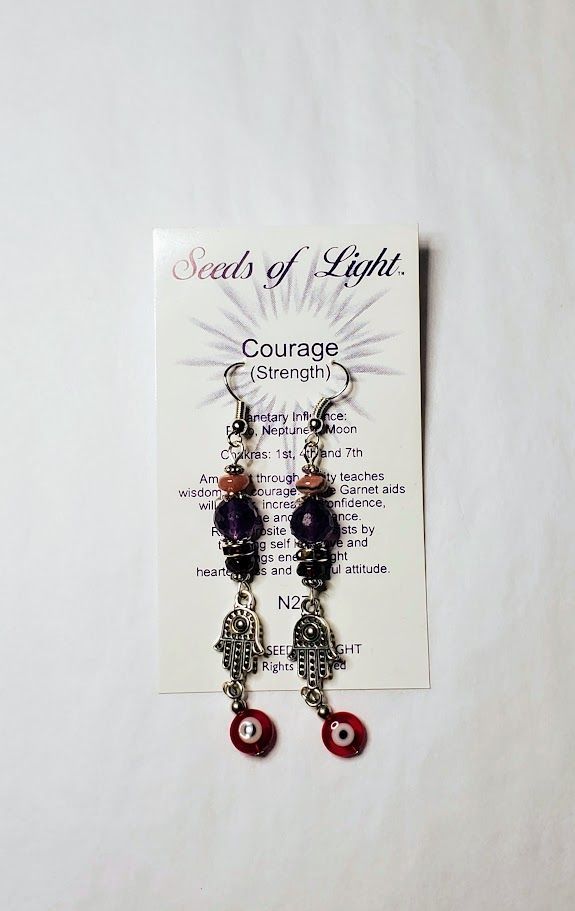 Courage Evil Eye Earrings