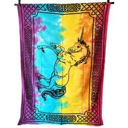 Unicorn Tapestry tie-dye