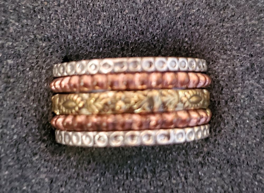 Silver/Copper/Brass Ring 8.5