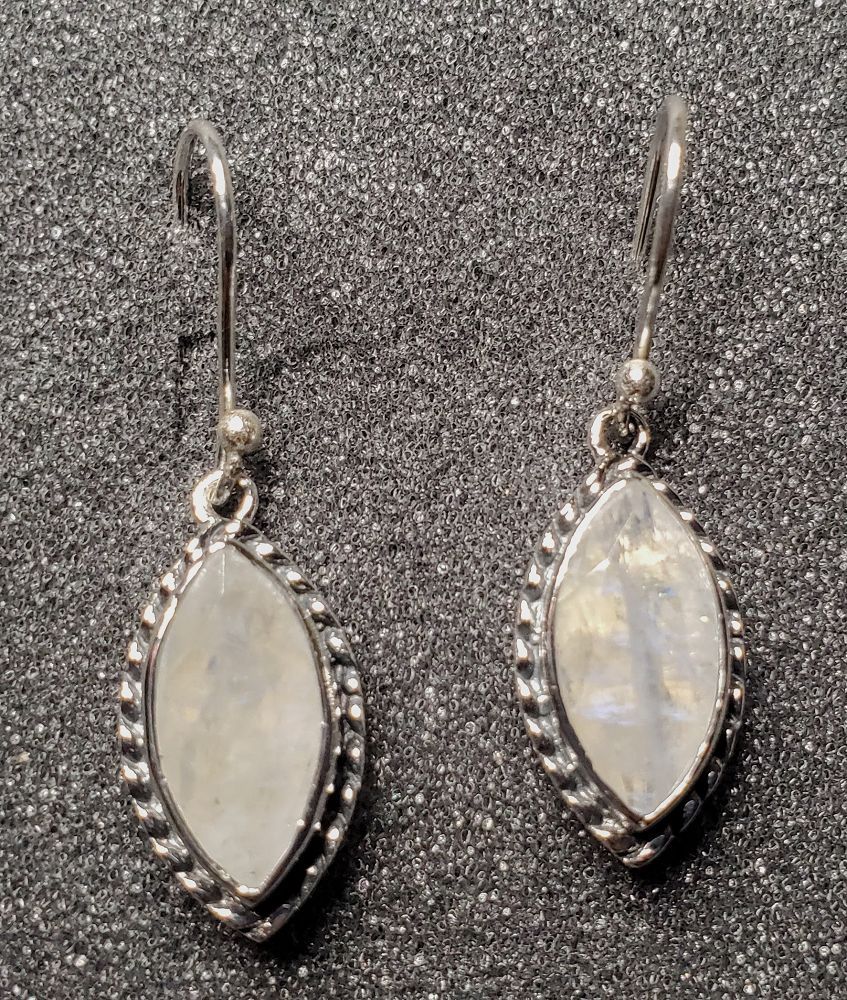 Sterling Moonstone Earrings