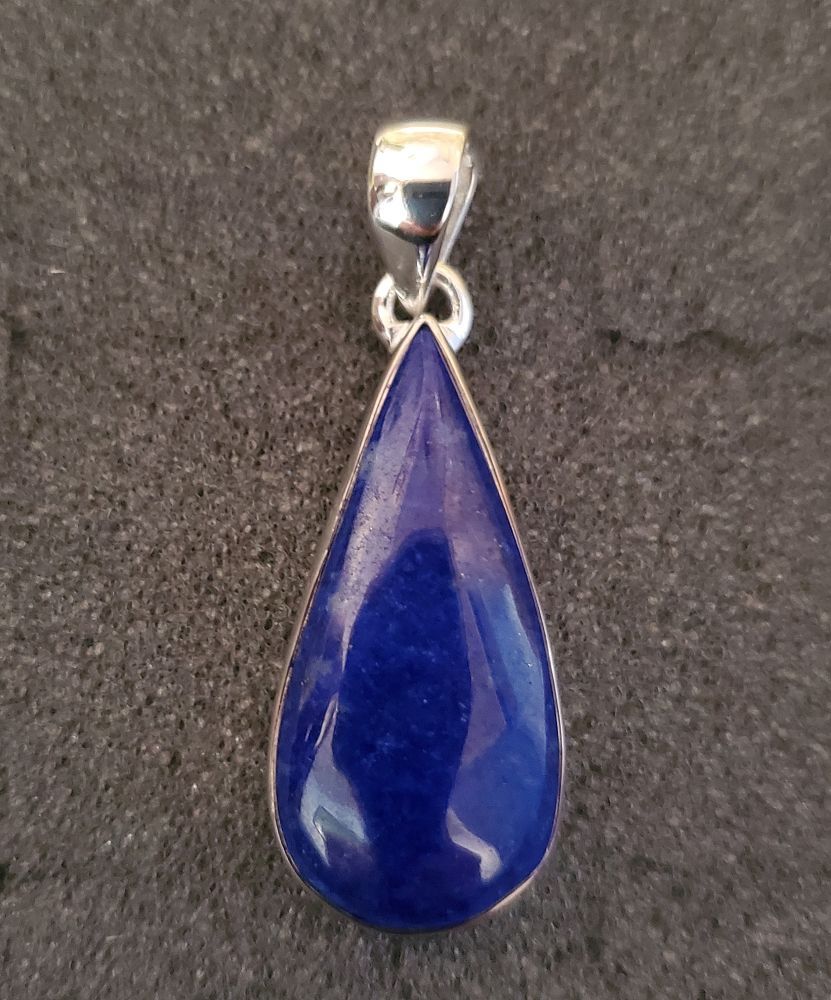 Sterling Lapis Pendant