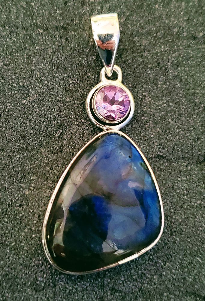 Sterling Labradorite/Amethyst