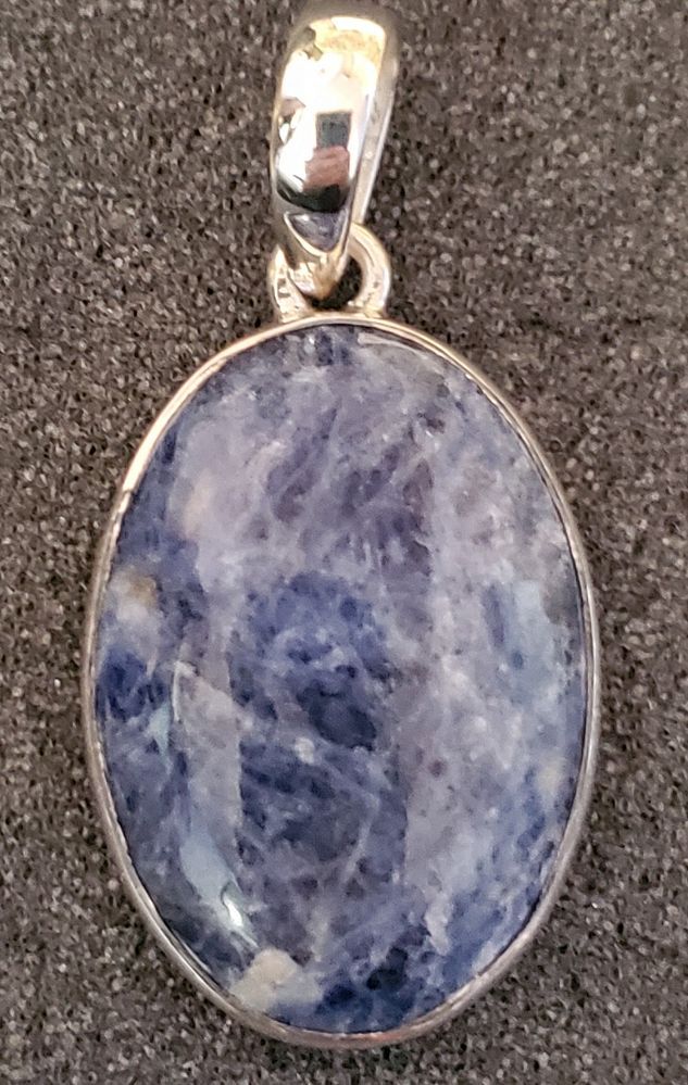 Sterling Sodalite Pendant