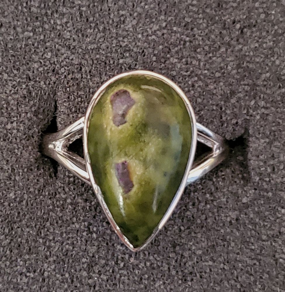 Silver Atlantisite Ring