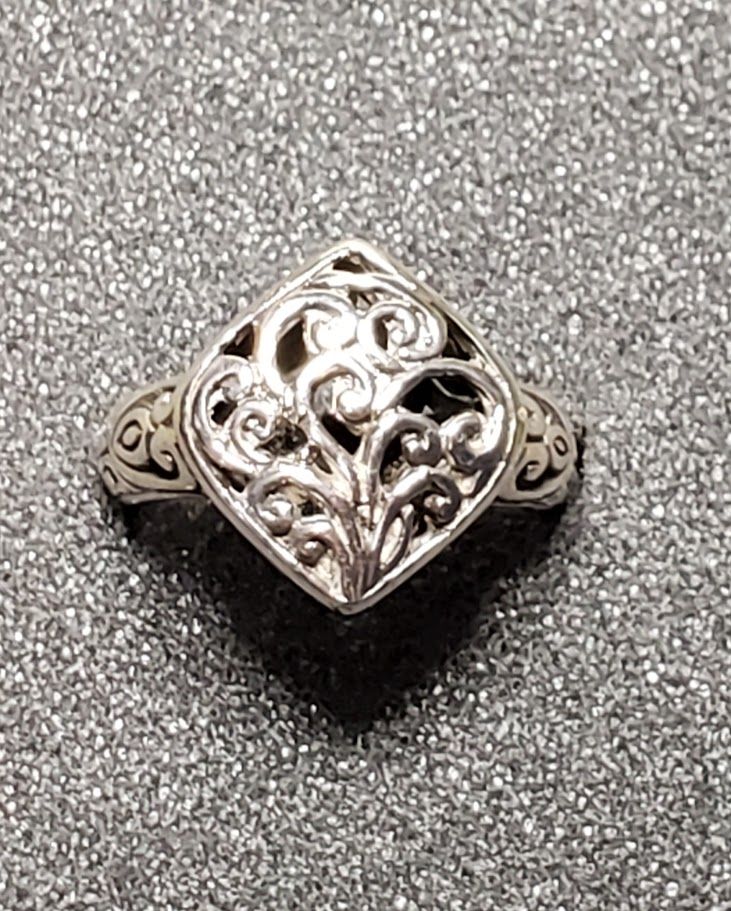 Sterling Silver Filagree Ring