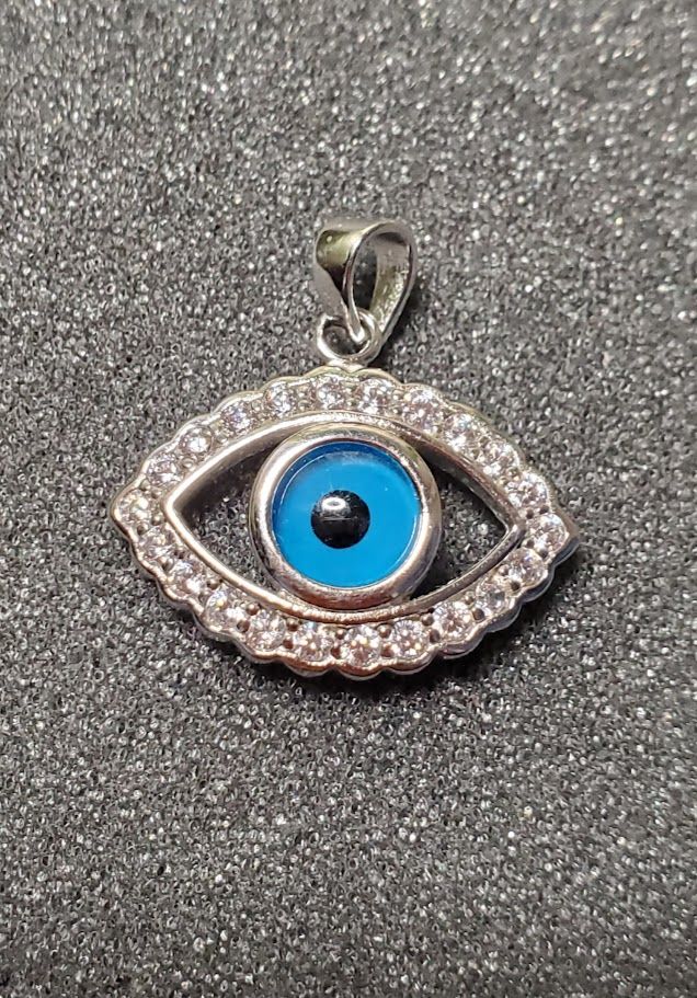 Sterling Silver Evil Eye Pend.