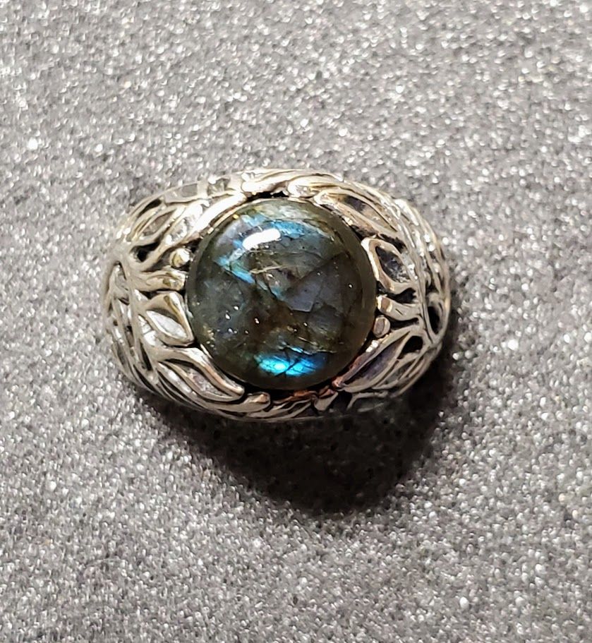 Labradorite Stainless Stl Ring