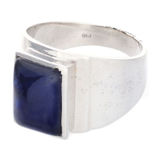 Sapphire Sterling Ring 12