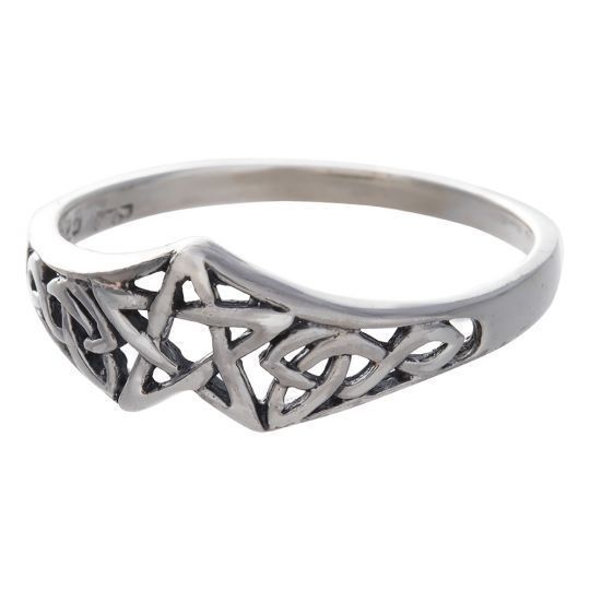 Celtic Pentacle Sterling Ring 7