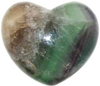 Fluorite Heart Lg